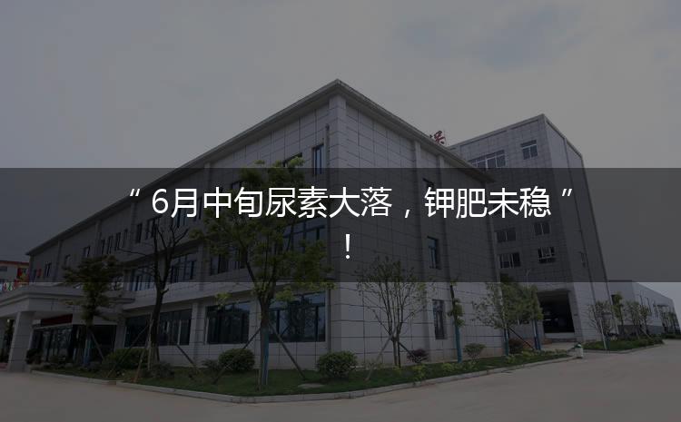 6月中旬尿素大落，鉀肥未穩(wěn)！